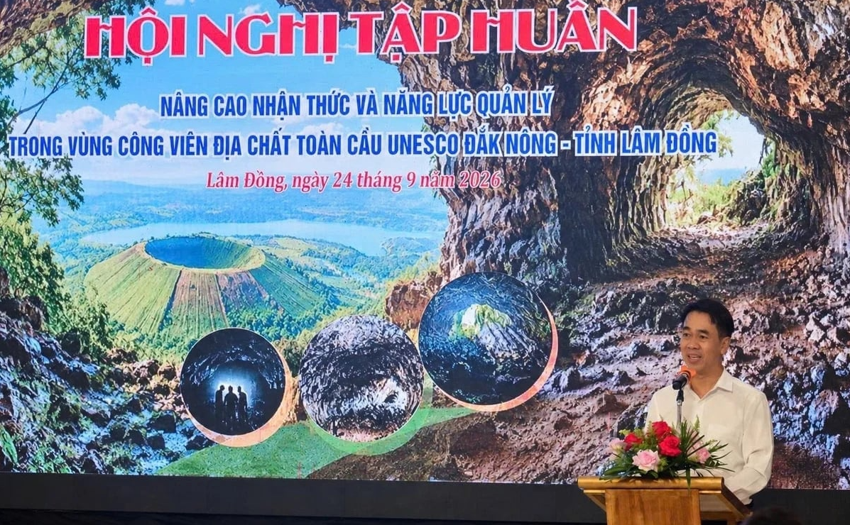 Lam Dong trains on Dak Nong UNESCO Global Geopark management